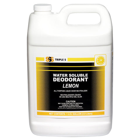 SSS Water Soluble Deodorant, Lemon , 4/1 Gal.