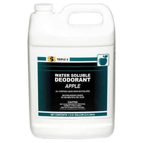 SSS Water Soluble Deodorant, Apple, 4/1 Gal.