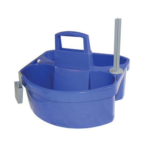 IMP GatorMate Portable Caddy/Bucket, Blue/Gray, 4/Cs.
