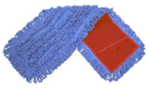 NexGen 24" Blue Microfiber Looped End Dust Mop Pad 12/cs