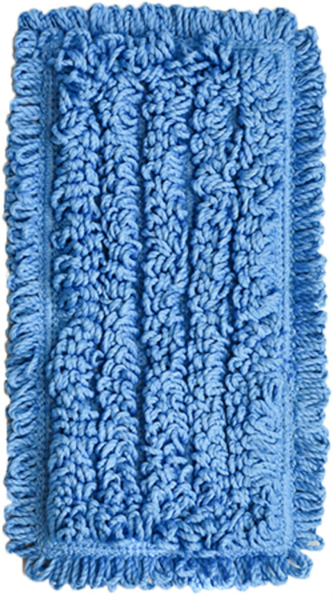 SSS NexGen HL 9" Blue Microfiber Mop Pad, 24/Cs.
