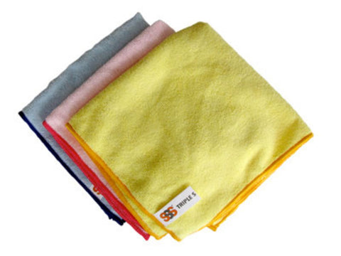 NexGen 16"x16" Yellow Restroom Microfiber Cloth,12/pack, 2 packs/cs, 24/cs