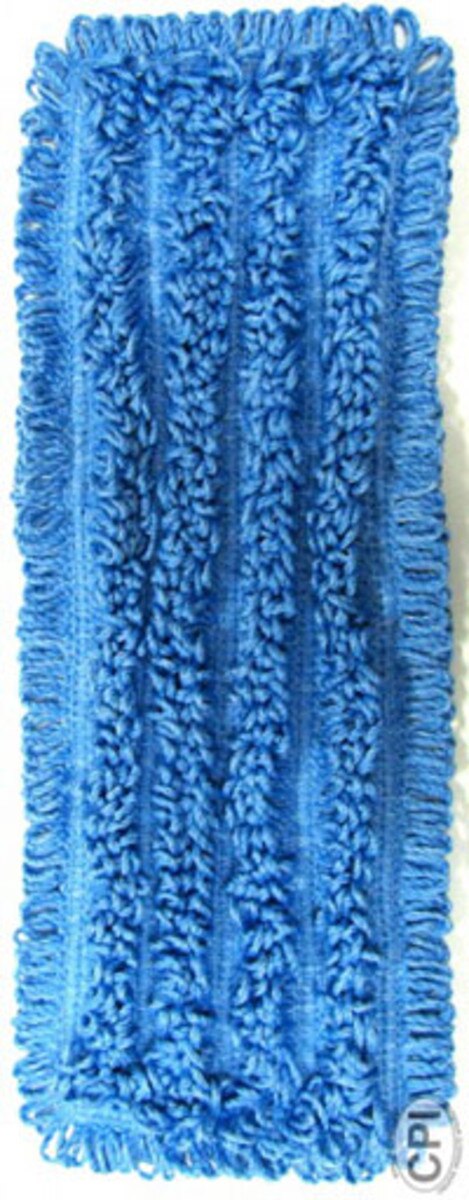 SSS NexGen TB 18" Blue Microfiber Mop Pad, 12/Cs.