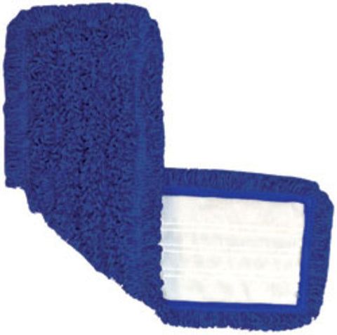 SSS NexGen HL 18.5" Blue Microfiber Mop Pad, 12/Cs.