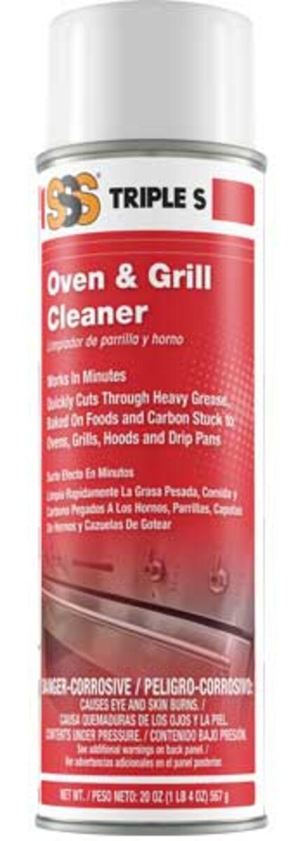 SSS Oven & Grill Cleaner, 20 oz., 12/cs