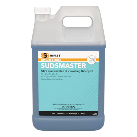 SSS Bright Force SudsMaster Ultra Concentrated Diswashing Detergent, 2/1 Gal