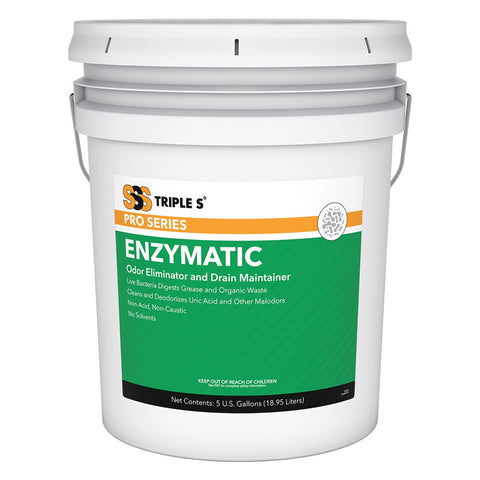SSS Enzymatic Odor Eliminator and Drain Maintainer, 1/5 Gal.