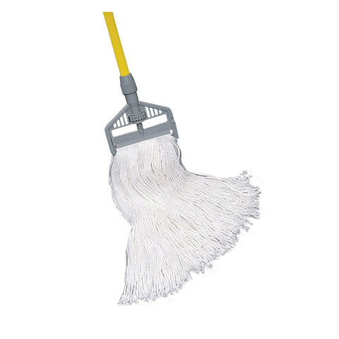 SSS Value Plus Rayon Cut-End Finish Mop, Natural, #20, 1-1/4" HB, 12/cs