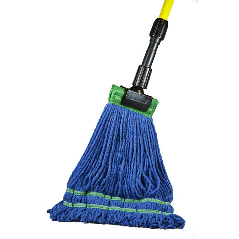 SSS Super-Sorb 5" Wet Mop/Wide Med Blue, 12/Cs.