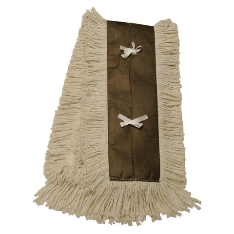 SSS Super Disposable Dust Mop, Natural, 5"x24", 12/Cs.