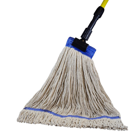 SSS Ind. Looped Wet Mop/Wide XL Wht, 12/Cs.