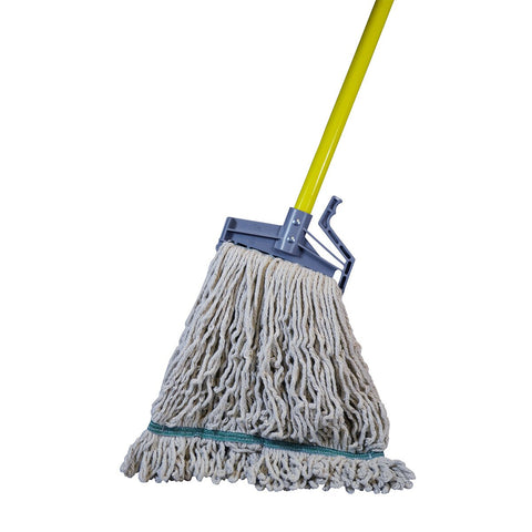 SSS Ind. Looped Wet Mop/Narrow Med Wht, 12/Cs.