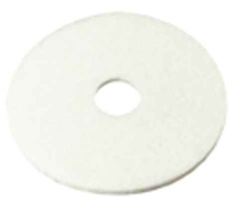 SSS/3M 20" White Super Polish Pad 4100, 5/Cs.