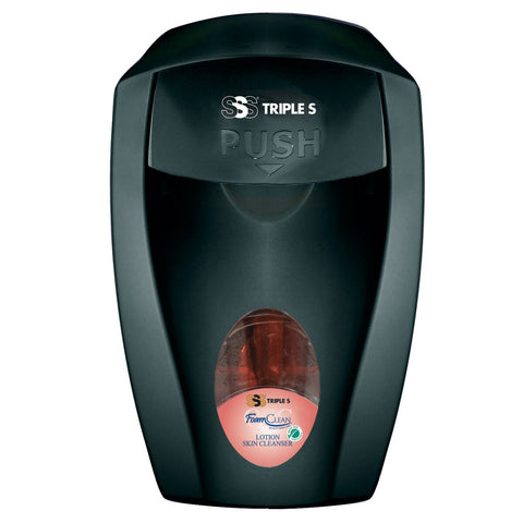 SSS FoamClean Dispenser, Foam/Liq. Black, 6/1000 mL