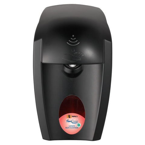 SSS FoamClean TF M-Style Dispenser 1000mL - Black, 6/Cs.