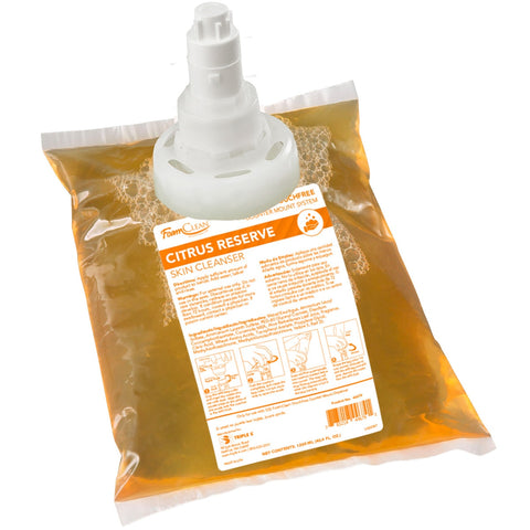 SSS FoamClean CM TF Citrus Skin Cleanser, 3/1200 mL