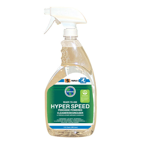 SSS Hyper Speed RTU Hydrogen Peroxide Cleaner, 12/1 Qt. w/Sp.
