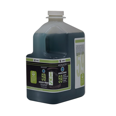 SSS Navigator #59 Green Waveÿ Restroom Cleaner, 2/2Ltr