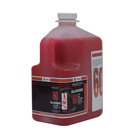 SSS Navigator #60 Slugger Mild Acid Restroom Cleaner, 2/2Ltr