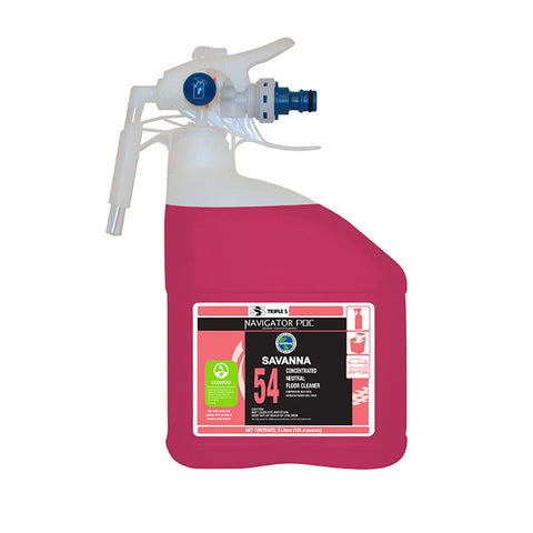 SSS Navigator PDC #54 Savanna  Concentrated Neutral Floor Cleaner, 2/3L.