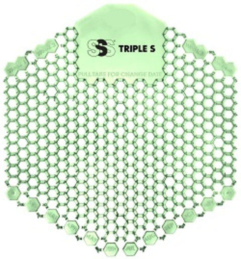 SSS Surge 3D Urinal Screen Cool Cucumber Melon, 6x10/Cs.