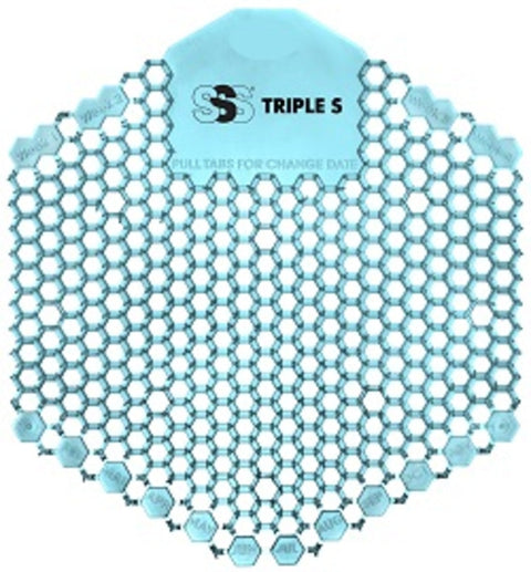 SSS Surge 3D Urinal Screen Sea Mist, 6x10/Cs.