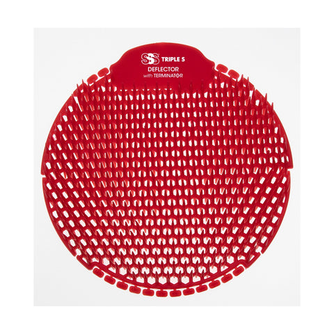 SSS Deflector Urinal Screen with Terminator Technology, 6x5/bx, 30/Cs.