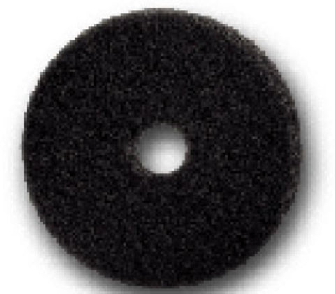 SSS 14" Black Stripping Pad, 5/Cs.