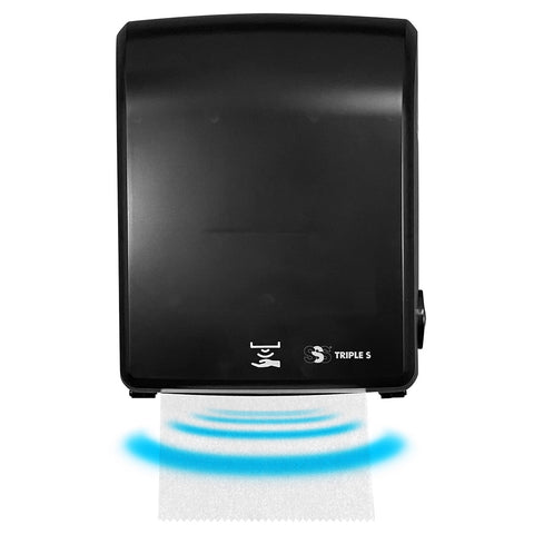 SSS Sterling Select 2.0 8" Electronic TouchFree Roll Towel Dispenser, Black, 1/cs.