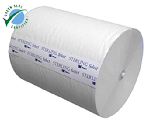 SSS Sterling Select Compact H/W Roll Towel, White, 7.9", 12/500', 35 Cs/plt