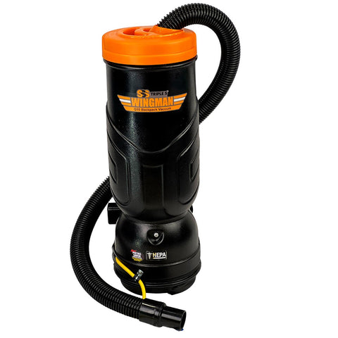SSS Wingman Q10 Back Pack Vacuum, 10 Qt., 1/Cs.