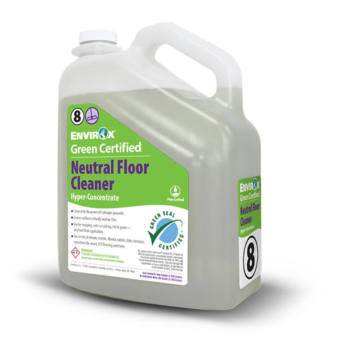 Absolute EnvirOx Green Certified Neutral Floor Cleaner with Clean Linen Fragrance HyperConcentrate, 2/1 Gal.