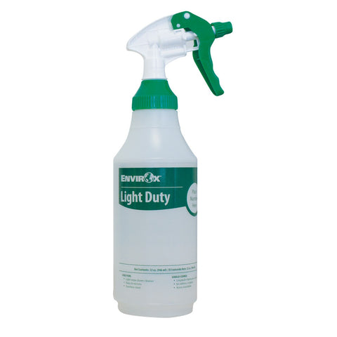ENV 112 Absolute Bottle & Spray Head, Light Duty Green, Silk Screen, 84/Cs.