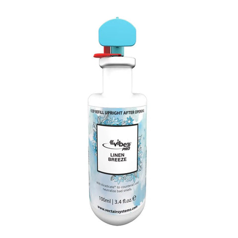 Vectair Vibe Pro Refill, Linen Breeze, 100mL, 4/Cs.