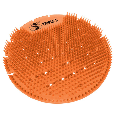 SSS Aura Premium Flat Urinal Screen Magnificent Mango, 6x10, 60/cs