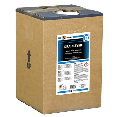 SSS Drain-Zyme, Enzyme Drain Maintainer, Lemon , 1/5 Gal.
