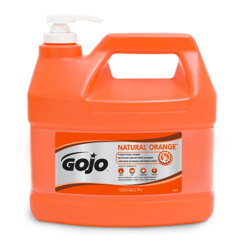 GOJO® NATURAL* ORANGE(TM) Pumice Hand Cleaner (0955-04), 4/1 Gal.