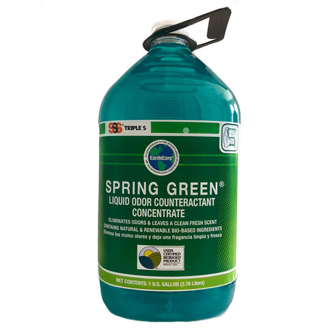 SSS Spring Green Liquid Odor Counteractant Concentrate, 4/1 Gal.