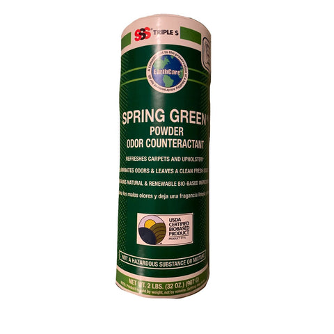 SSS Spring Green Powder Odor Counteractant, 6/2 Lb.