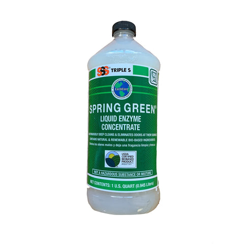 SSS Spring Green Liquid Enzyme Concentrate, 12/1 Qt.