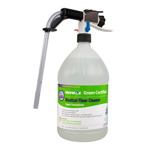 Envirox Green Certified Neutral Floor Cleaner Super Concentrate with H2Go Dispenser, 4/1 Gal.