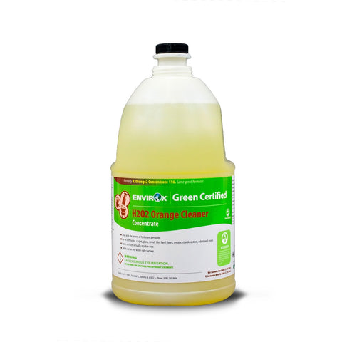 EnvirOx Green Certified H2O2 Orange Cleaner Concentrate, 4/1 Gal.