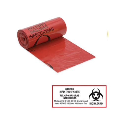 SSS Can Liner IW3340RD?CR 14 Mic. Red, 10/25