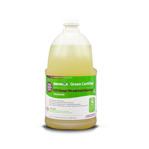 EnvirOx Green Certified H2O2 Orange Tile and Grout Renovator Concentrate, 2/1 Gal.