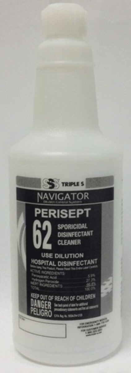 SSS Perisept Use Dilution 32 oz. Refill Bottle w/flip-top, 12/cs
