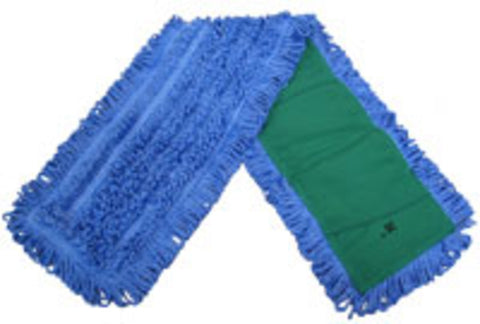NexGen 36" Blue Microfiber Looped End Dust Mop Pad 12/cs