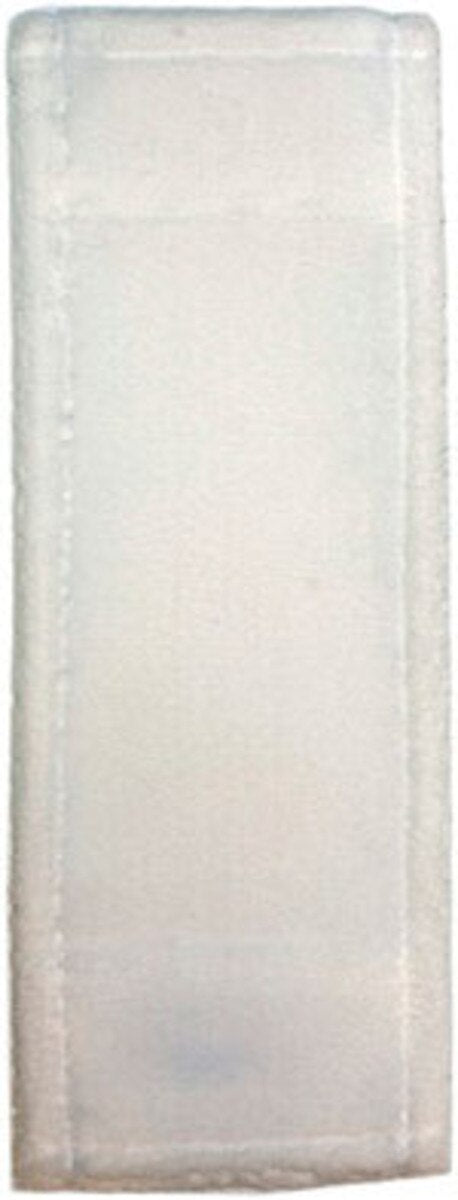 SSS NexGen PK 18" White Short Nap Pile Microfiber Mop Pad, 12/Cs.
