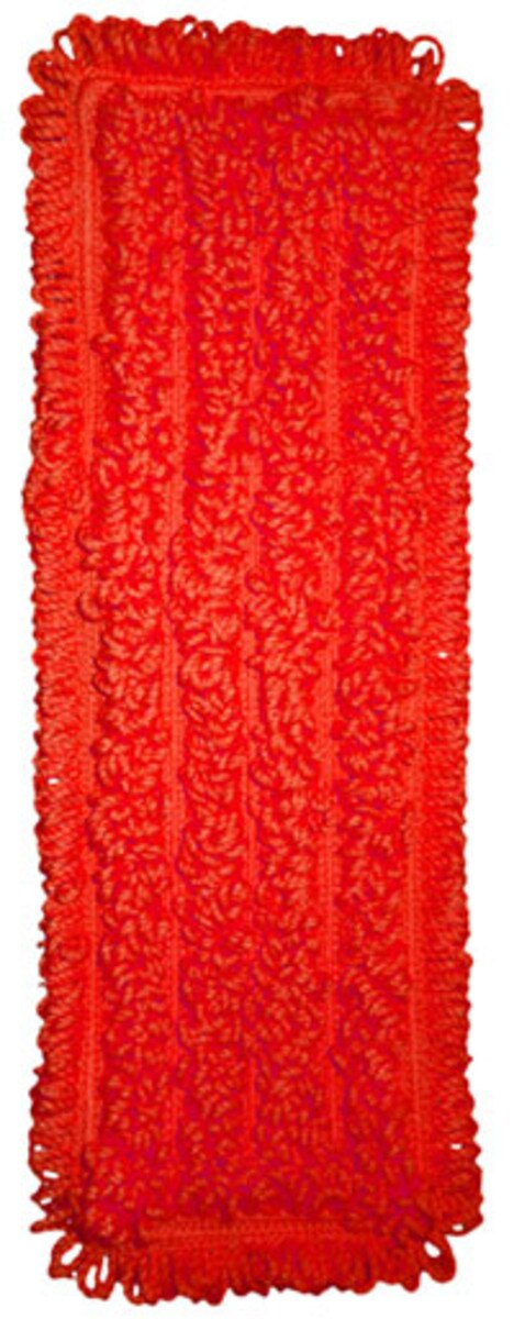 SSS NexGen PK 18" Red Microfiber Mop Pad, 12/Cs.