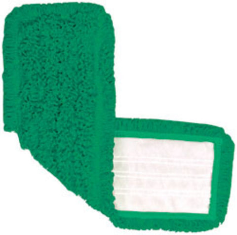 SSS NexGen HL 18.5" Green Microfiber Mop Pad, 12/Cs.