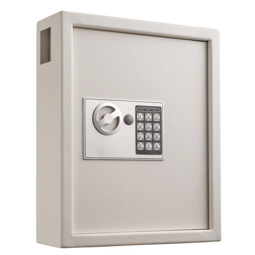Steel Digital Lock Key Cabinet, 40-Key, 13 x 4 x 14.3, Stainless Steel ...
